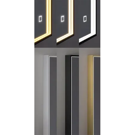 DETALLE ESPEJO DE BAÑO CON LUZ LED BLOCK MARCO ALUMINIO TORVISCO