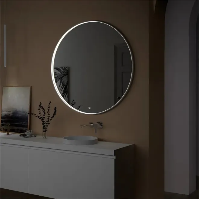 ESPEJO DE BAÑO CON LUZ LED LENS MARCO ALUMINIO TORVISCO