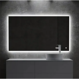ESPEJO DE BAÑO CON LUZ LED VEGAS MARCO ALUMINIO TORVISCO