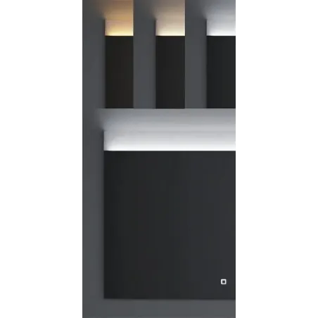 DETALLE ESPEJO DE BAÑO CON LUZ LED BAND TORVISCO