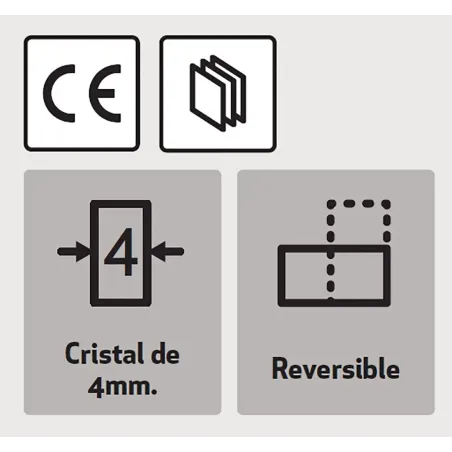 FICHA ESPEJO DE BAÑO RECTANGULAR NEGRO TORVISCO
