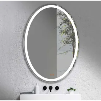 ESPEJO DE BAÑO CON LUZ OVAL MANILLONS TORRENT