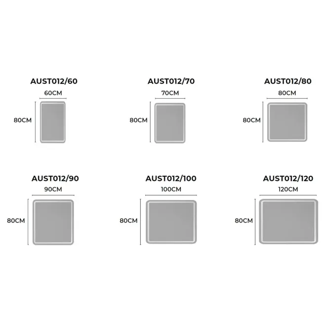 MEDIDAS ESPEJO BAÑO LUZ LED AUSTRIA LEDIMEX