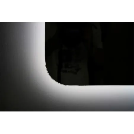 DETALLE ESPEJO BAÑO LUZ LED DINAMARCA LEDIMEX