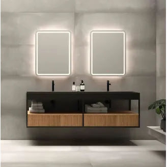 ESPEJO BAÑO LUZ LED GRECIA LEDIMEX