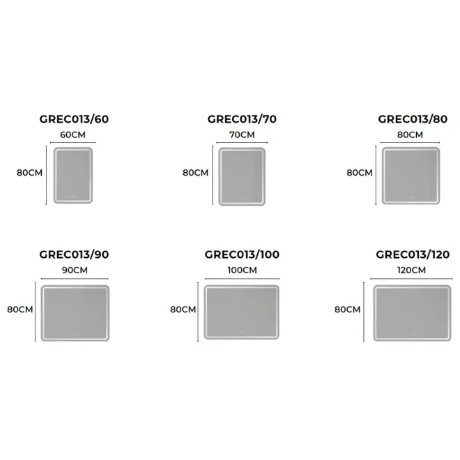Espejo de baño con luz LED Grecia Ledimex | TiendaInicia
