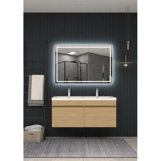 ESPEJO BAÑO LUZ LED HOLANDA LEDIMEX