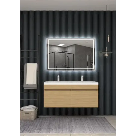 ESPEJO BAÑO LUZ LED HOLANDA LEDIMEX