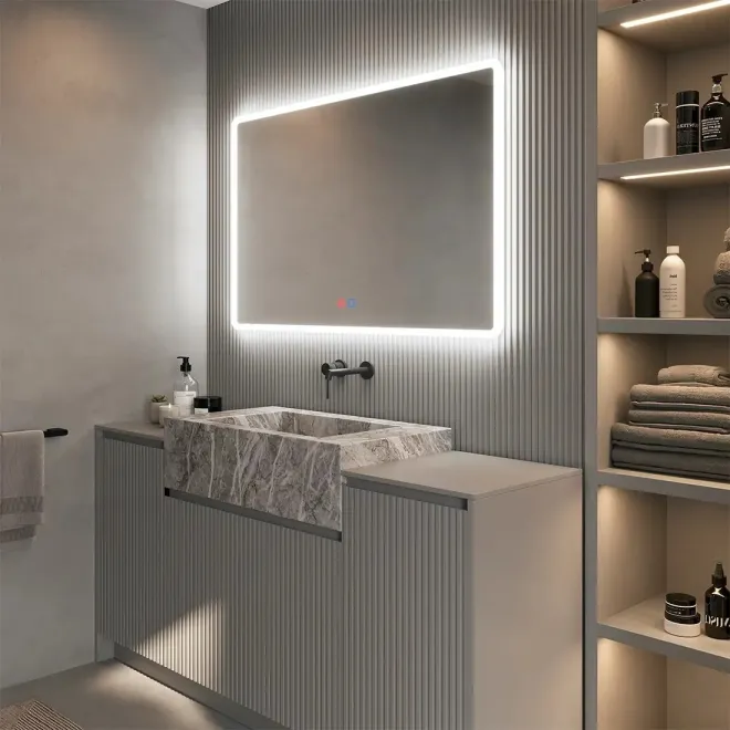 ESPEJO BAÑO LUZ LED PRAGA LEDIMEX