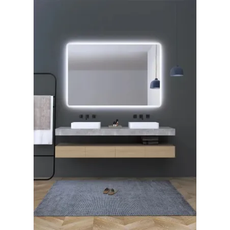 ESPEJO BAÑO LUZ LED PRAGA LEDIMEX