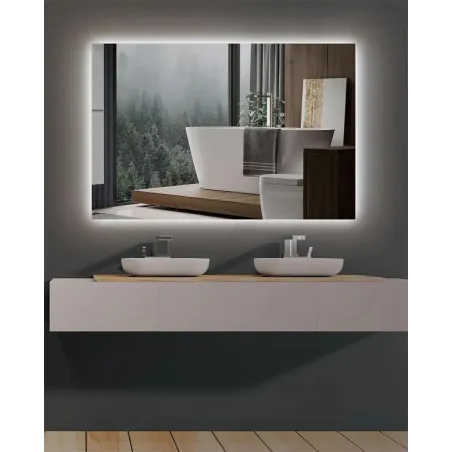 ESPEJO BAÑO LUZ LED SUECIA LEDIMEX