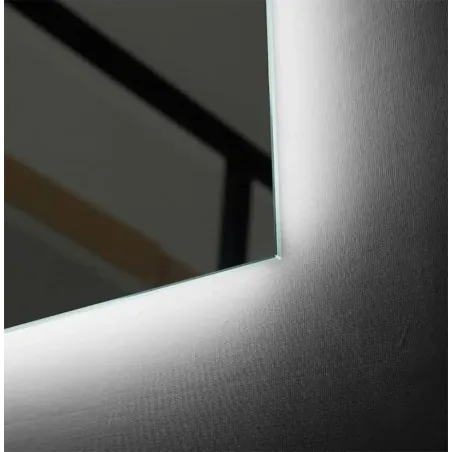 DETALLE ESPEJO BAÑO LUZ LED SUECIA LEDIMEX