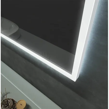 DETALLE ESPEJO BAÑO LUZ LED BOSTON LEDIMEX