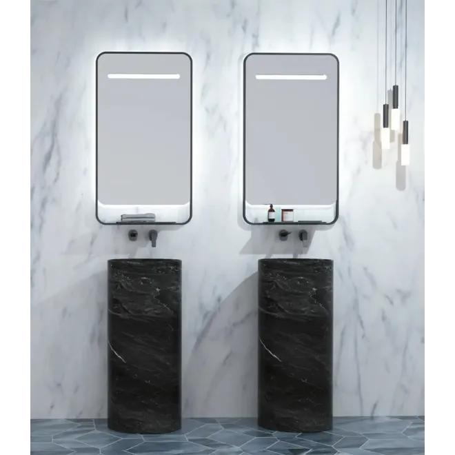 ESPEJO BAÑO LUZ LED CONCEPT CON CARGADOR PARA MOVIL LEDIMEX