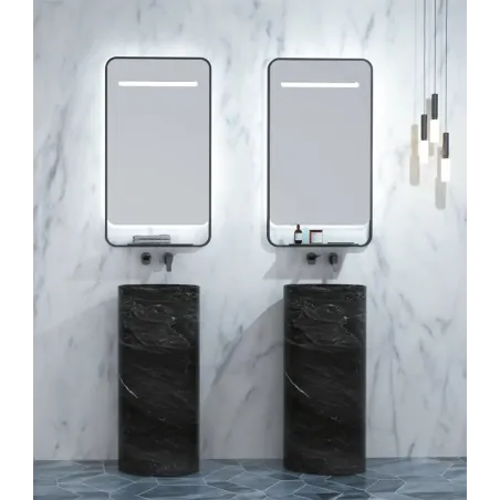 ESPEJO BAÑO LUZ LED CONCEPT CON CARGADOR PARA MOVIL LEDIMEX