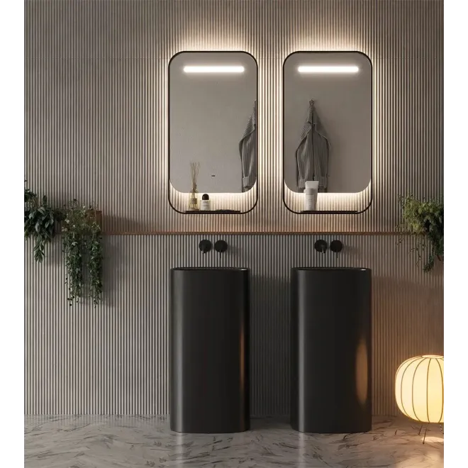 ESPEJO BAÑO LUZ LED CONCEPT CON CARGADOR PARA MOVIL LEDIMEX