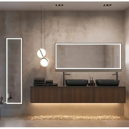 ESPEJO BAÑO LUZ LED NEW YORK VESTIDOR LEDIMEX