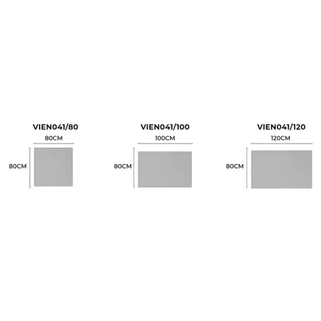 MEDIDAS ESPEJO BAÑO LUZ LED VIENA LEDIMEX