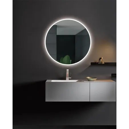 ESPEJO BAÑO LUZ LED LONDRES REDONDO LEDIMEX