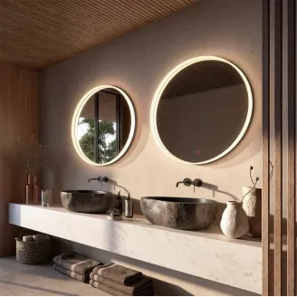 ESPEJO BAÑO LUZ LED BOLONIA REDONDO LEDIMEX