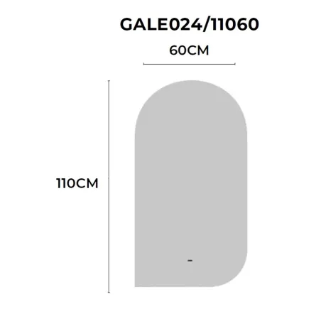 Espejo de baño retroiluminado Gales Ledimex | TiendaInicia