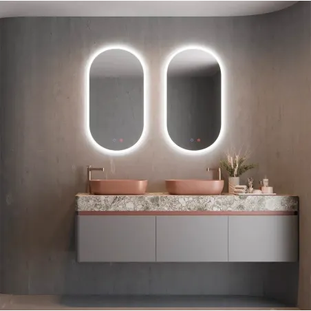 ESPEJO BAÑO LUZ LED CANADA LEDIMEX