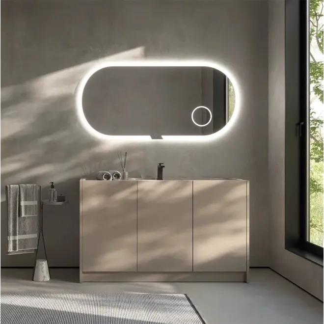 ESPEJO BAÑO LUZ LED INDIANA CON ESPEJO AUMENTO LEDIMEX