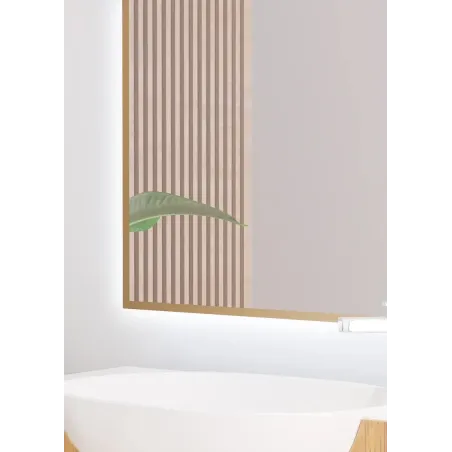 DETALLE ESPEJO BAÑO LUZ LED SIMBA EXPRESS BATHDECOR