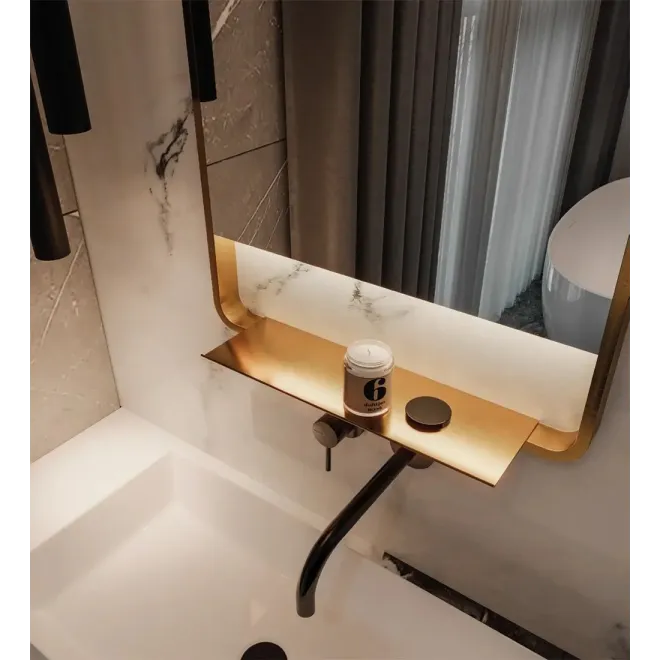 DETALLE ESPEJO BAÑO LUZ LED ARIA EXPRESS BATHDECOR
