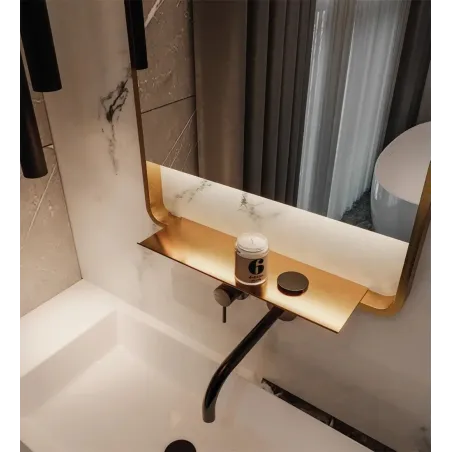 DETALLE ESPEJO BAÑO LUZ LED ARIA EXPRESS BATHDECOR