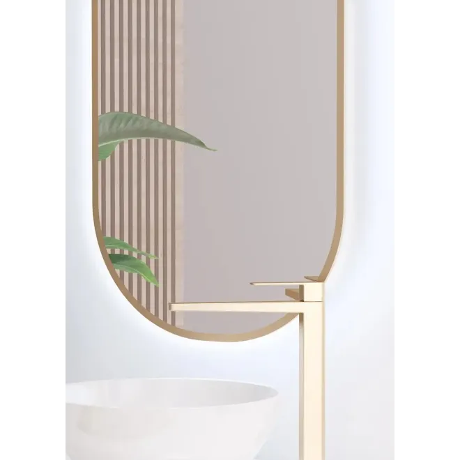 DETALLE ESPEJO BAÑO LUZ LED ROMA EXPRESS BATHDECOR