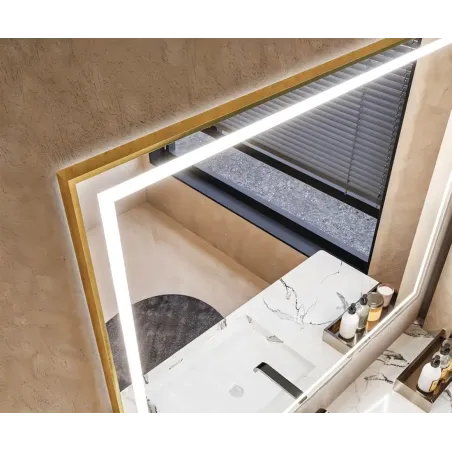 DETALLE ESPEJO BAÑO LUZ LED LAURA EXPRESS BATHDECOR