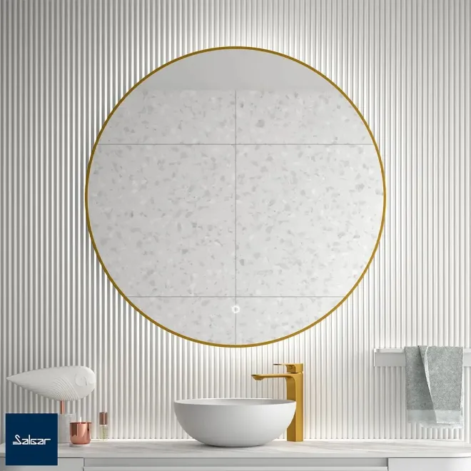 Espejo de baño retroiluminado Globe Salgar | TiendaInicia