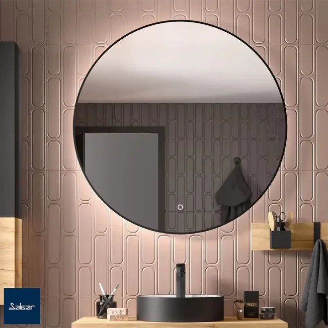 Espejo de baño retroiluminado Globe Salgar | TiendaInicia