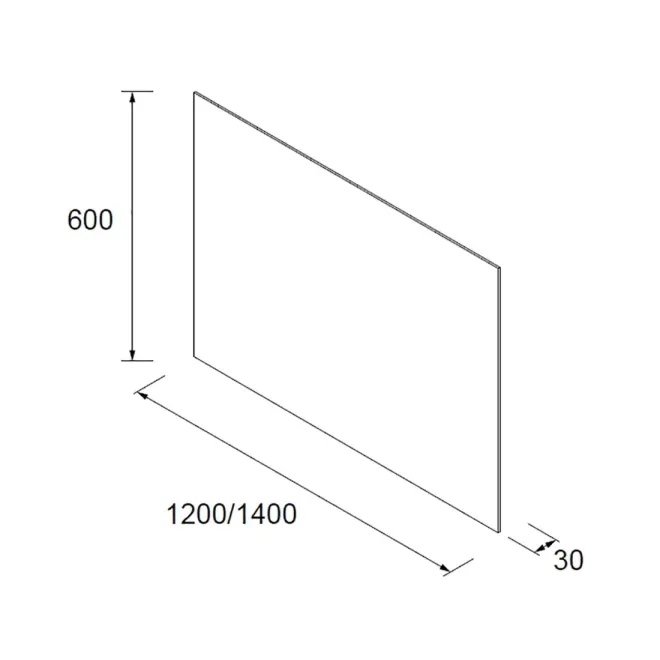 Espejo de baño rectangular Sena 60 Salgar | TiendaInicia