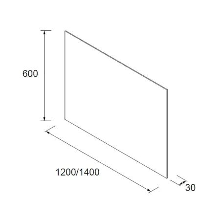 Espejo de baño rectangular Sena 60 Salgar | TiendaInicia