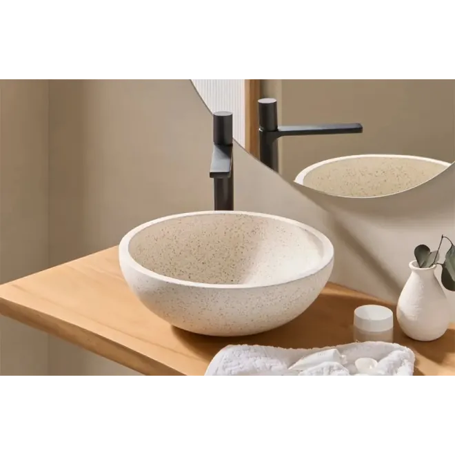 DETALLE LAVABO TERRAZO BORNEO BAALNEO