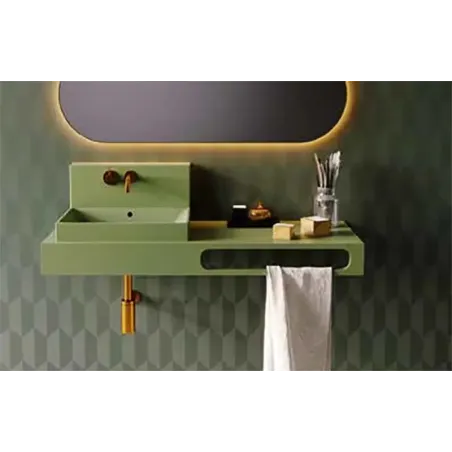 LAVABO SUSPENDIDO BLOK SOLID SURFACE BAALNEO