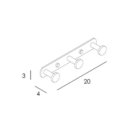 COTAS PERCHA TRIPLE ECO 6500