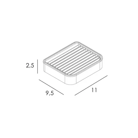 COTAS JABONERA DE PARED ECO 6500