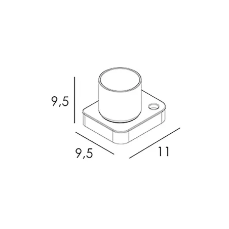 COTAS PORTACEPILLOS DE PARED ECO 6500