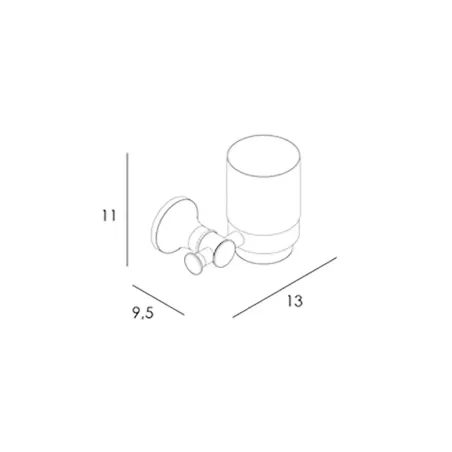 COTAS PORTACEPILLOS DE PARED NOA 2400
