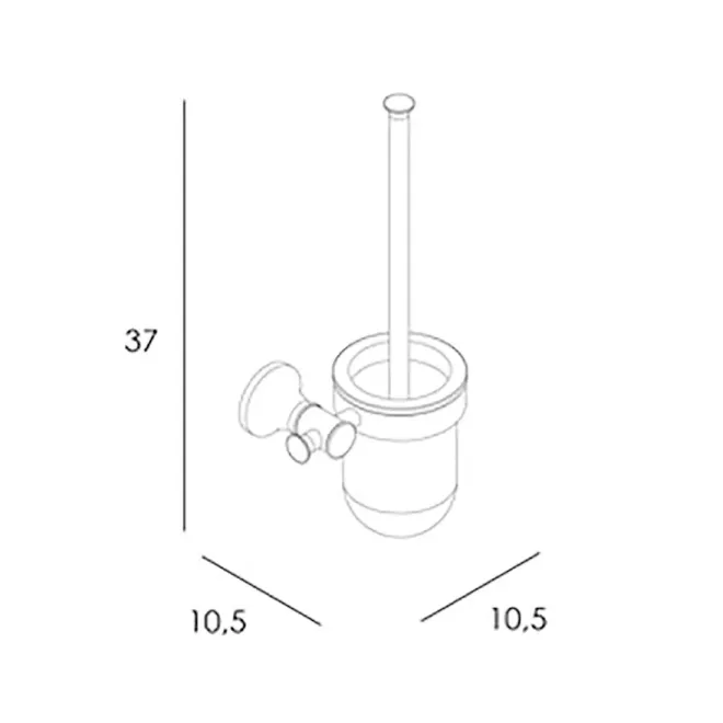 COTAS ESCOBILLERO DE PARED NOA 2400