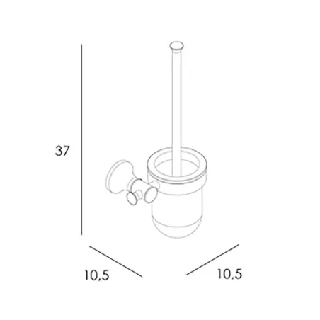 COTAS ESCOBILLERO DE PARED NOA 2400