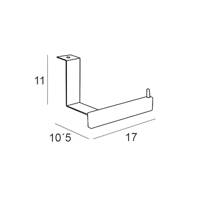 COTAS PORTARROLLOS LATERAL A MUEBLE NATURA 1900