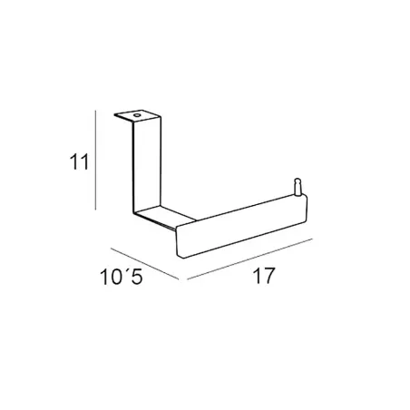 COTAS PORTARROLLOS LATERAL A MUEBLE NATURA 1900