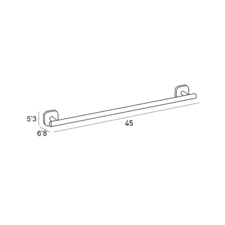 COTAS TOALLERO BARRA 45 BASSIC 1500