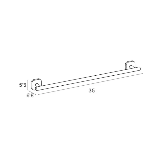 COTAS TOALLERO BARRA 35 BASSIC 1500