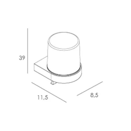 COTAS DISPENSADOR A PARED 150 ML