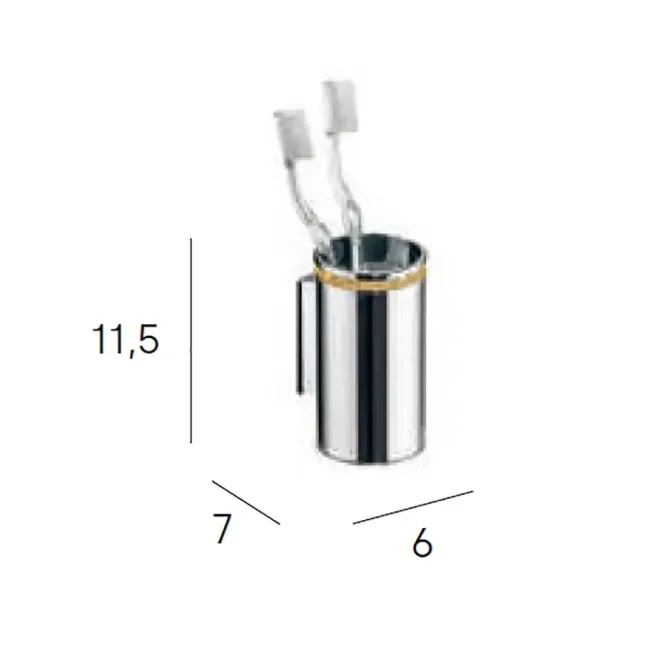 COTAS PORTACEPILLOS DE PARED CARMEN 6600